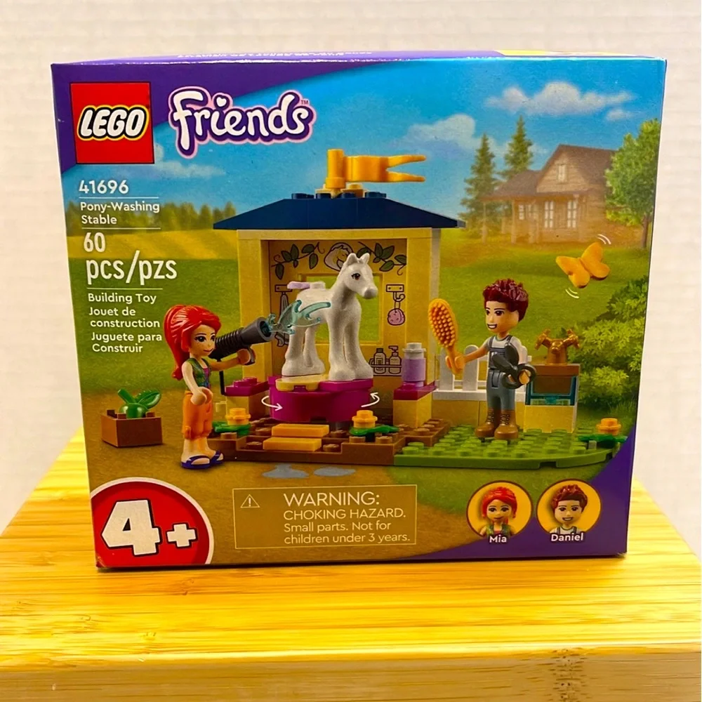 LEGO Friends Pony-Washing Stable 60 pcs 41696 NEW - Picture 1 of 5